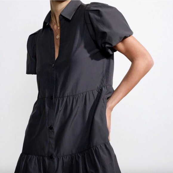 NWT - Brochu Walker Havana Mini Dress in Black Size Small - Picture 3 of 4